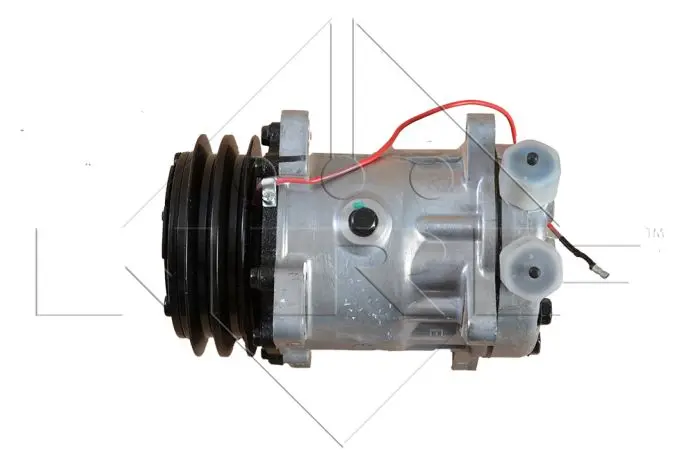 Компресор кондиціонера 12В (R134a) ALLIS CHALMERS 6670, 6680, 6690 CASE IH 70 2WD, 70 4WD, 80 2WD, 80 4WD, 90 2WD, 90 4WD, 95 2WD, 95 4WD FIAT 140-90 DT, 160-90 DT, 180-90 DT, F 100, F 110, F 115 NRF 32130 (фото 1)