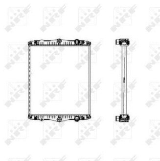 Радіатор NRF 509744