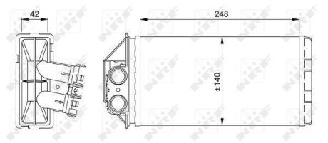 Радіатор NRF 53561