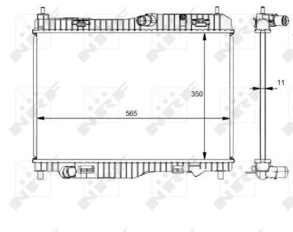 Радіатор охолодження NRF 59138