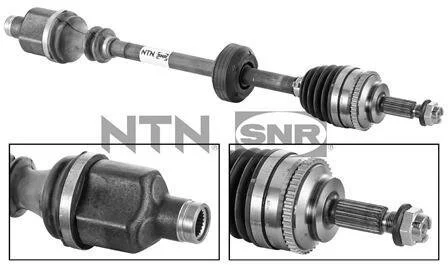 Піввісь Renault Kangoo 1.4 97-09 (R) (23x44x761) NTN SNR DK55122