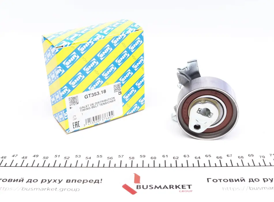 Шків натяжний ременя ГРМ SNR NTN SNR GT353.18 (фото 1)