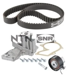 Комплект ГРМ, пас+ролик+помпа NTN SNR KDP452.240