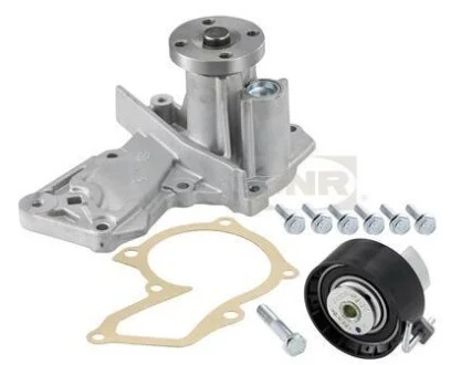 Комплект ГРМ (+ помпа + нат.ролик) Ford Focus 1.4/1.6 03- NTN SNR KDP452.280