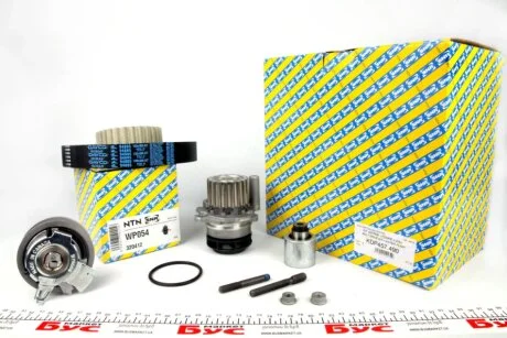 Комплект ГРМ, пас+ролик+помпа NTN SNR KDP457.490