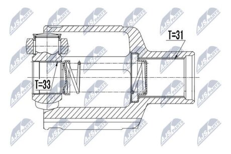 ШРКШ ВНУТРІШНІЙ ПРАВИЙ DUSTER NTY NPW-RE-060