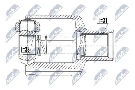 ШРКШ ВНУТРІШНІЙ ПРАВИЙ DUSTER NTY NPWRE060