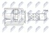 ШРКШ внутр. SUBARU FORESTER, IMPREZA, LEGACY NTY NPW-SB-013 (фото 2)