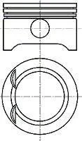 Поршень з кільцями OPEL 73,00 1,0 12V X10XE/Z10XE (вир-во Nural) NURAL 8710270700