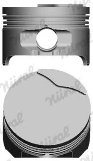 Поршень з кільцями RENAULT 79,50 1,6i K4M 1-2 цил. NURAL 8710420000