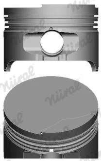 Поршень з кільцями RENAULT 79,50 1,6i K4M 3-4 цил. NURAL 8710420010
