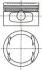 Поршень з кільцями OPEL 79.50 1.6I 16V С16XE/X16XE/X16XEL (вир-во) NURAL 8730780710 (фото 1)
