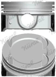 Поршень з кільцями ROVER 80.0 1,8 16V 18K4F NURAL 8752270000