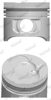 Поршень з кільцями MB 89,00 OM601/602 2,3D/2,9D (вир-во) NURAL 8774310010