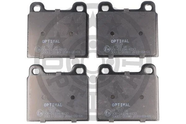 Гальмівні колодки дискові OPTIMAL BP02110 (фото 1)