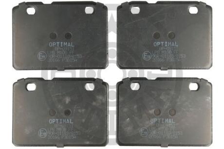 Гальмівні колодки дискові OPTIMAL BP-09151
