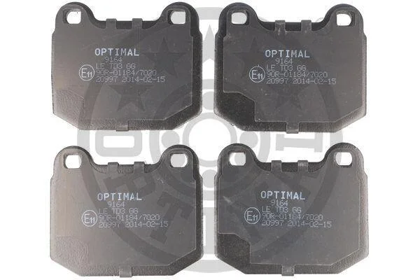 Гальмівні колодки дискові OPTIMAL BP09164 (фото 1)
