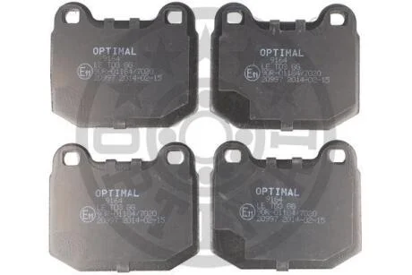 Гальмівні колодки дискові OPTIMAL BP09164