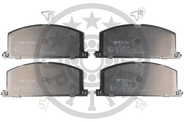 Гальмівні колодки дискові OPTIMAL BP09348 (фото 1)
