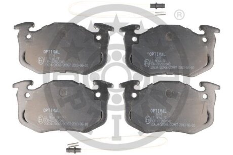 Гальмівні колодки дискові OPTIMAL BP-09397