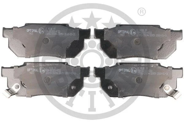 Гальмівні колодки дискові OPTIMAL BP09401 (фото 1)