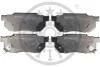 Гальмівні колодки дискові OPTIMAL BP09401 (фото 1)