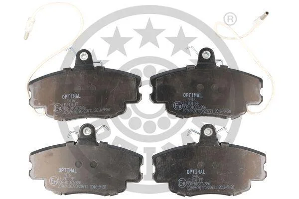 Гальмівні колодки дискові OPTIMAL BP09416 (фото 1)