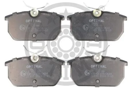 Гальмівні колодки дискові OPTIMAL BP09460