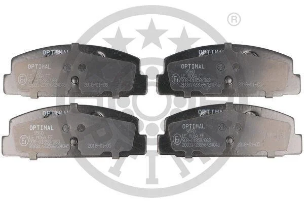 Гальмівні колодки дискові OPTIMAL BP09560 (фото 1)