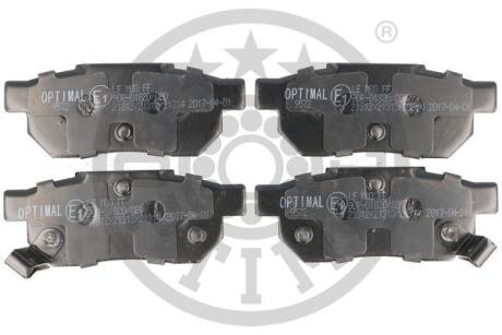 Гальмівні колодки дискові OPTIMAL BP-09572