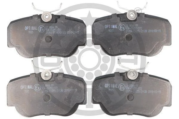 Гальмівні колодки дискові OPTIMAL BP09585 (фото 1)