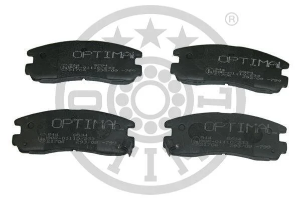 Гальмівні колодки дискові OPTIMAL BP09594 (фото 1)