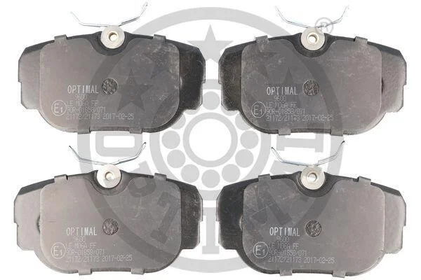 Гальмівні колодки дискові OPTIMAL BP09600 (фото 1)
