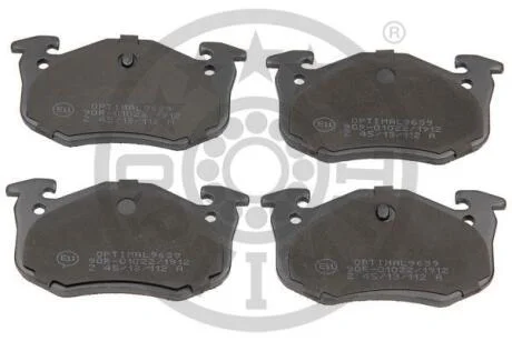 Гальмівні колодки дискові OPTIMAL BP09639