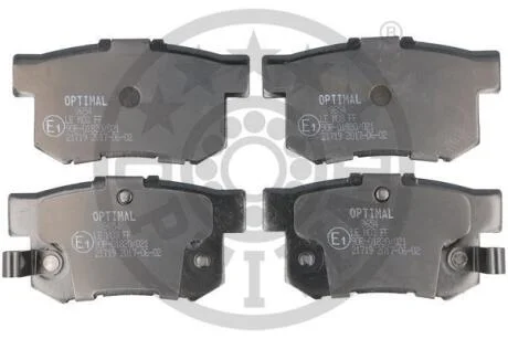Гальмівні колодки дискові OPTIMAL BP09654