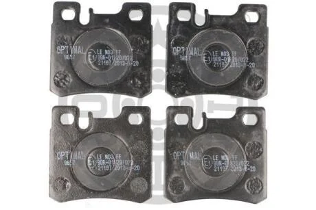 Гальмівні колодки дискові OPTIMAL BP09657