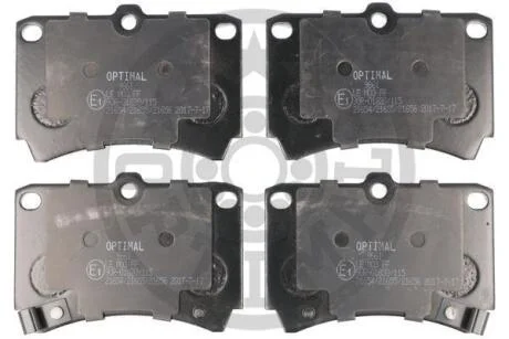 Гальмівні колодки дискові OPTIMAL BP09661