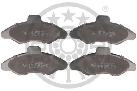 Гальмівні колодки дискові OPTIMAL BP09664