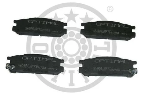 Гальмівні колодки дискові OPTIMAL BP09687