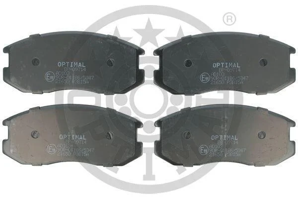 Гальмівні колодки дискові OPTIMAL BP09714 (фото 1)