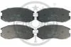 Гальмівні колодки дискові OPTIMAL BP09714 (фото 1)