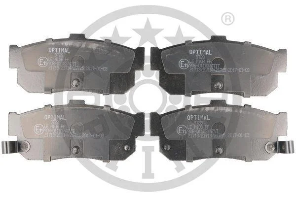 Гальмівні колодки дискові OPTIMAL BP09728 (фото 1)