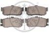 Гальмівні колодки дискові OPTIMAL BP-09728 (фото 2)