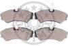 Гальмівні колодки дискові OPTIMAL BP-09757 (фото 2)