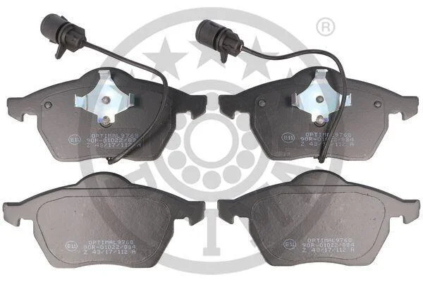 Гальмівні колодки дискові OPTIMAL BP09768 (фото 1)