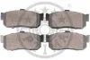 Гальмівні колодки дискові OPTIMAL BP09834 (фото 2)