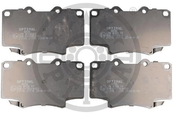 Гальмівні колодки дискові OPTIMAL BP09836 (фото 1)