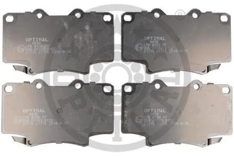 Гальмівні колодки дискові OPTIMAL BP09836
