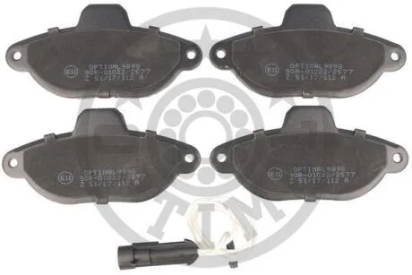 Гальмівні колодки дискові OPTIMAL BP09898