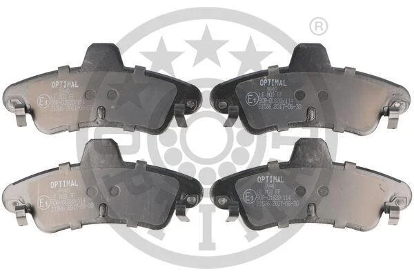 Гальмівні колодки дискові OPTIMAL BP09940 (фото 1)